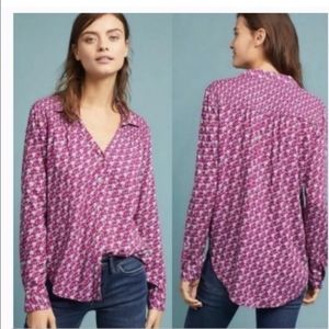 Maeve Emory pink button down